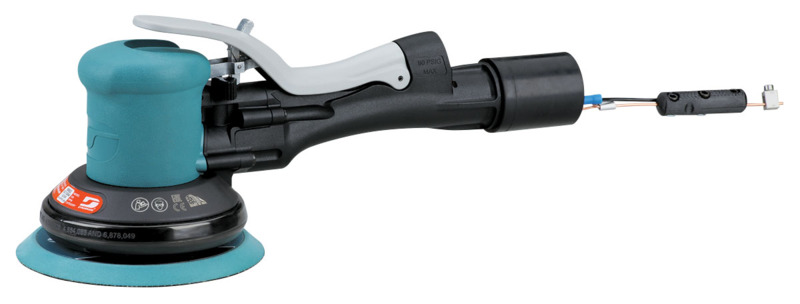 Hai tay cầm máy chà nhám rung lệch tâm (chống tĩnh điện), 6" (152 mm) dia., hút bụi trung tâm