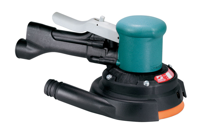 Máy chà nhám truyền động bánh răng hai tay, hút bụi trung tâm 6" (152 mm)