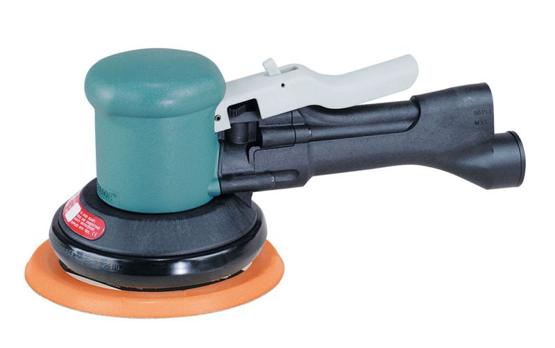 Hai tay Dynorbital máy chà nhám rung lệch tâm, tự sinh hút bụi 6" (152 mm)