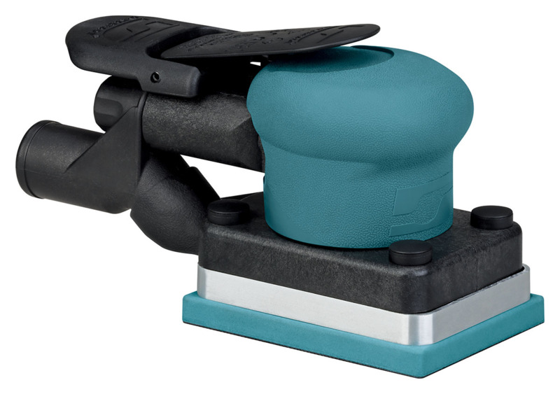 Dynabug II máy chà nhám rung lệch tâm, hút bụi trung tâm, 3"x 4" hook pad