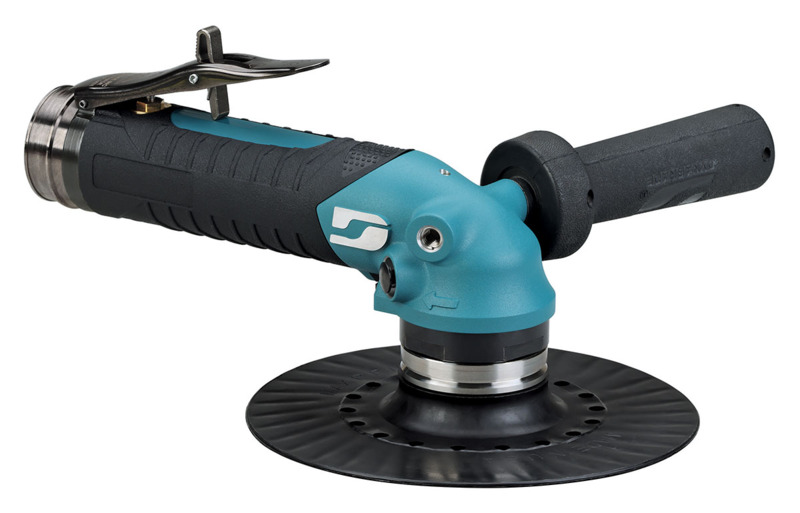 Rebel compact máy chà nhám đĩa góc vuông with auto balancer 7" (180 mm)